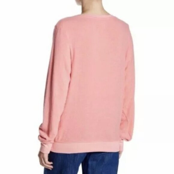 WILDFOX Baggy Beach Crewneck Jumper Sweatshirt Sweater "Rose All Day" - M - Picture 7 of 7
